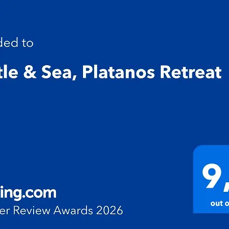 شقة Castle & Sea, Platanos Retreat اجيا مارينا